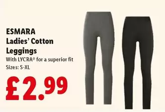 Esmara - Ladies' Cotton Leggings