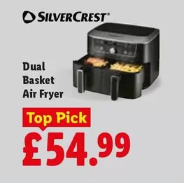 Silvercrest - Dual Basket Air Fryer