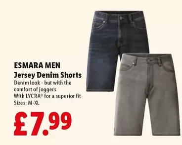 Esmara - Jersey Denim Shorts