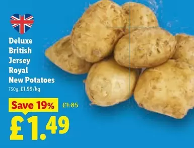 Deluxe -  British Jersey Royal New Potatoes