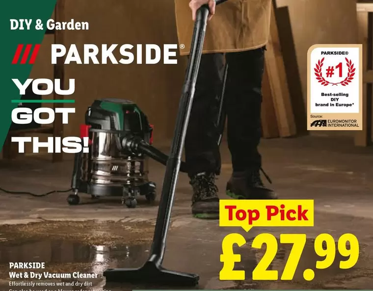 Parkside - Wet & Dry Vacuum Cleaner