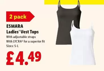 Esmara - Ladies' Vest Tops