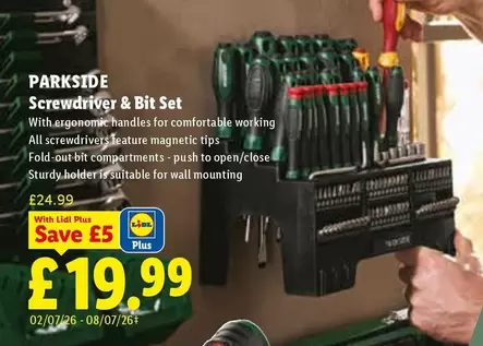 Parkside - Screwdriver & Bit Set
