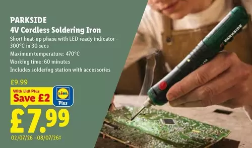 Parkside - 4V Cordless Soldering Iron