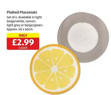 Plaited Placemats