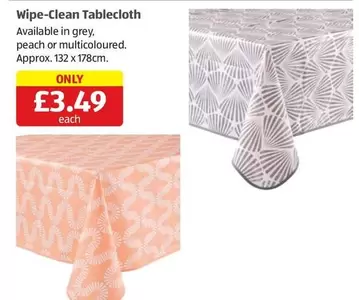 Wipe-Clean Tablecloth