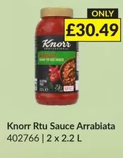 Knorr - Rtu Sauce Arrabbiata 402766