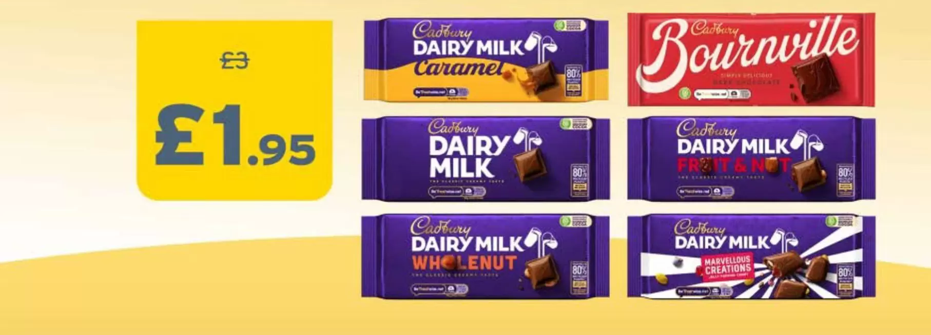 Cadbury - Dairy Milk Chocolate Bars