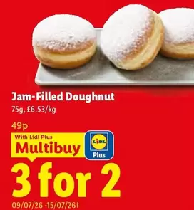 Lidl - Jam-Filled Doughnut