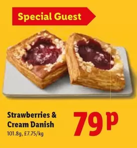 Danish - Strawberries & Cream