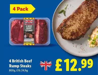 British Beef Rump Steaks