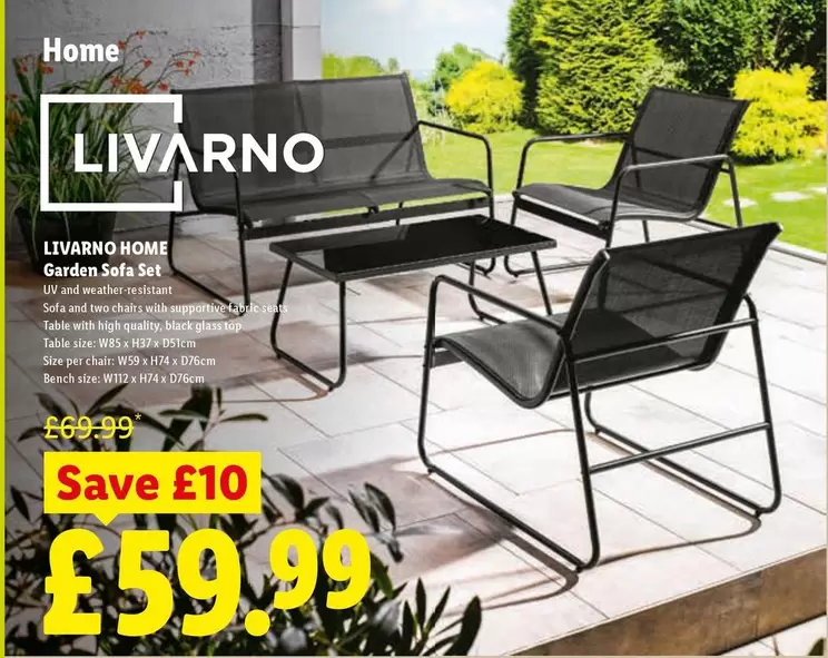 Livarno - Garden Sofa Set