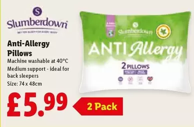 Slumberdown - Anti-Allergy Pillows