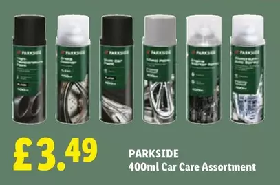 Parkside - 400ml Car Care Assortment