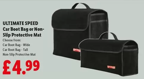 Car Boot Bag or Non-Slip Protective Mat