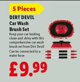 Dirt Devil - Car Wash Brush Set