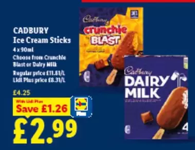 Cadbury - Ice Cream Sticks