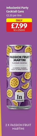 Martini - Infusionist Party Cocktail Cans