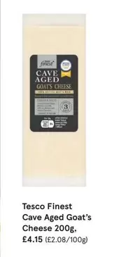 Tesco Finest - Cave Aged Goat's Cheese 200g