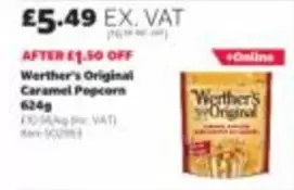 Werther's Original - Caramel Popcorn 624g Item 502953