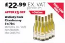 Wallaby Rock Chardonnay 6 x 75cl