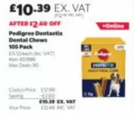 Pedigree - Dentastix Dental Chews