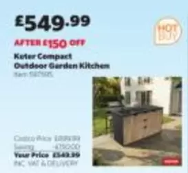 Compact Outdoor Garden Kitchen Item 597595