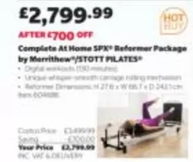 Complete At Home SPX Reformer Package