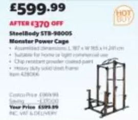 Monster - SteelBody STB-98005 Power Cage
