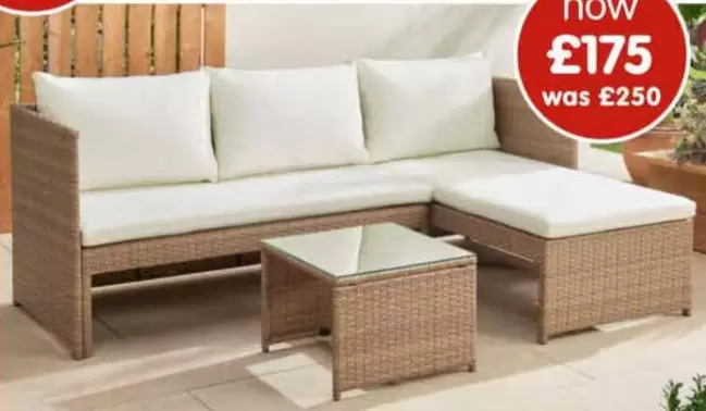 Rattan Corner Sofa Set
