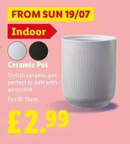 Sun - Ceramic Pot