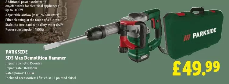 Parkside - SDS Max Demolition Hammer