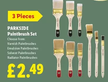 Parkside - Paintbrush Set