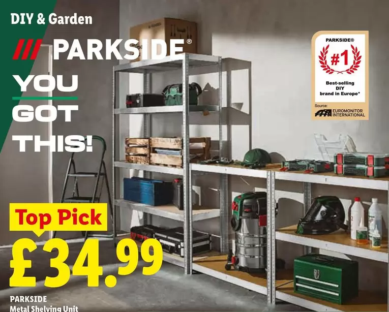 Parkside - Metal Shelving Unit