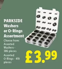 Parkside - Washers or O-Rings Assortment