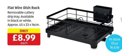 Flat Wire Dish Rack
