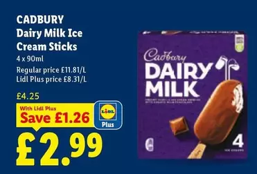 Cadbury - Dairy Milk Ice Cream Sticks