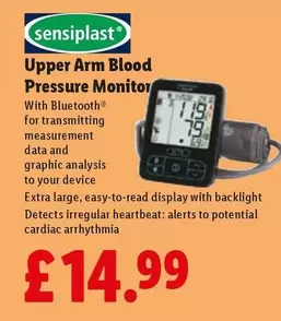 Upper Arm Blood Pressure Monitor