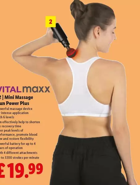 Vital - VITAL maxx Mini Massage Gun Power Plus