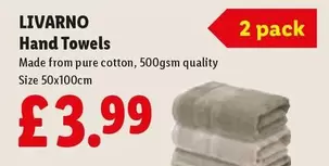 Livarno - Hand Towels