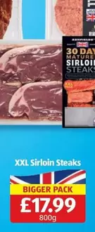 XXL Sirloin Steaks