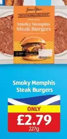 Smoky Memphis Steak Burgers