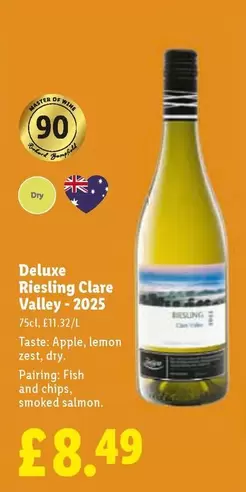 Master - Deluxe Riesling Clare Valley - 2025