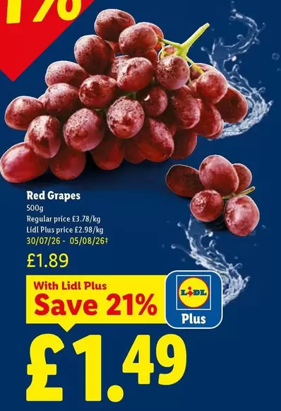 Lidl - Red Grapes