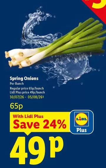 Lidl - Spring Onions