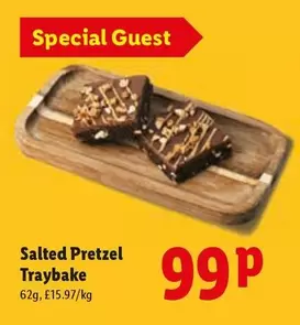 Salted Pretzel Traybake