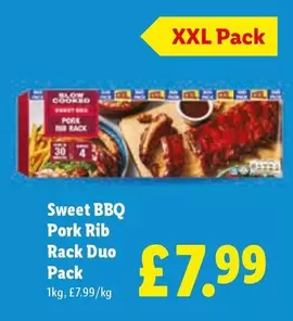 Sweet - BBQ Pork Rib Rack Duo Pack