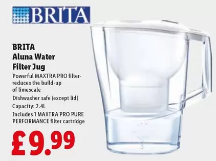 Brita - Aluna Water Filter Jug