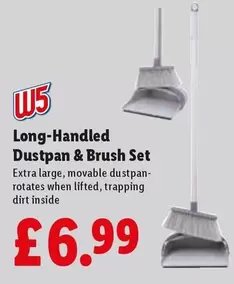 Long-Handled Dustpan & Brush Set