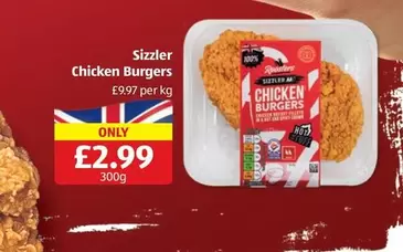 Sizzler Chicken Burgers
